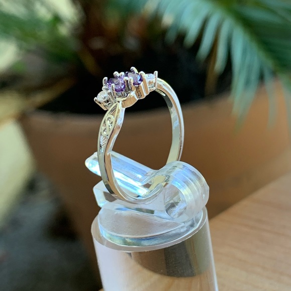 Ring For Women Elegant StyleCrystal  Sliver color - Picture 4 of 8